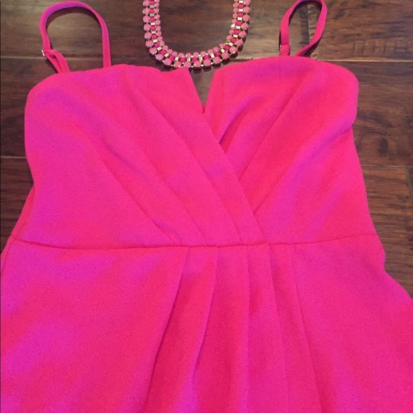New Hot Pink Dress - Picture 2 of 5