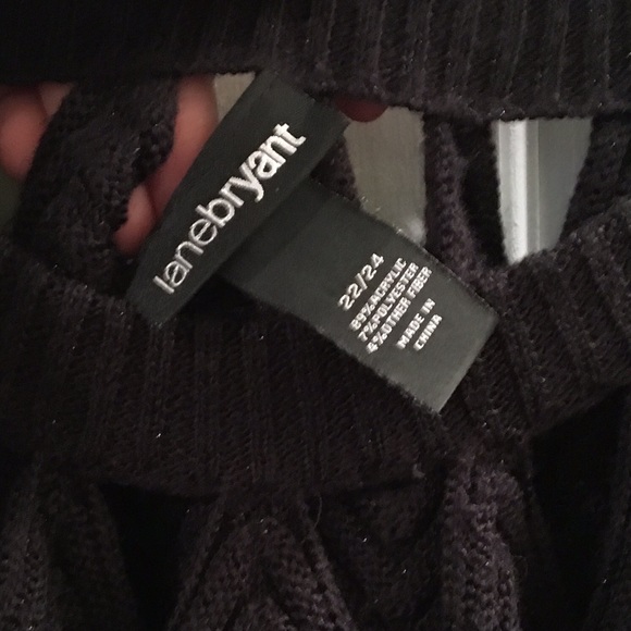 lane bryant - open shoulder sparkle sweater 22/24 - Picture 3 of 4