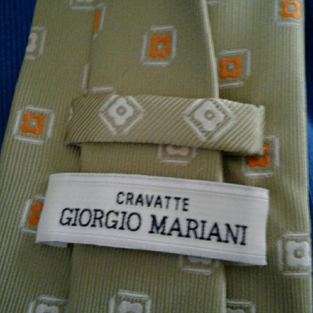 CRAVATTE GIORGIO MARIANI TEXTURED MENS TIE - Picture 2 of 3