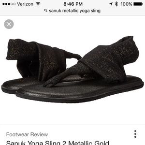 Sanuk Yoga sling 2 metallic