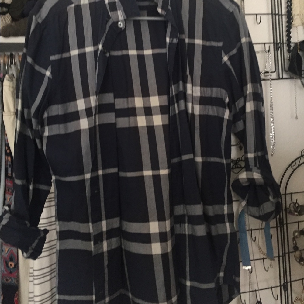 Burberry plaid shirt