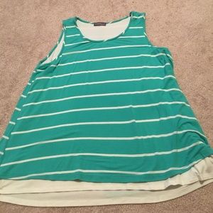 Size large cute striped tank-Market and spruce