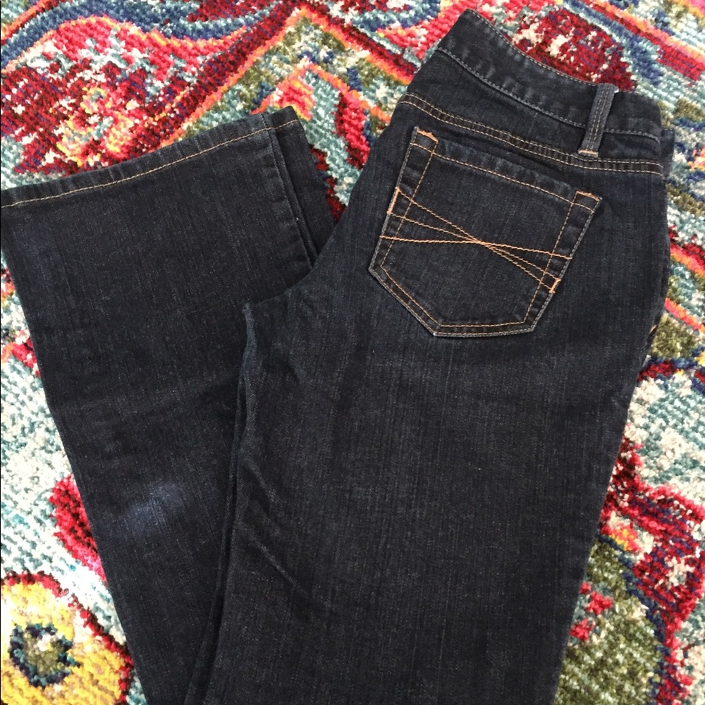 Ann Taylor Loft Curvy Boot Jeans/Denim