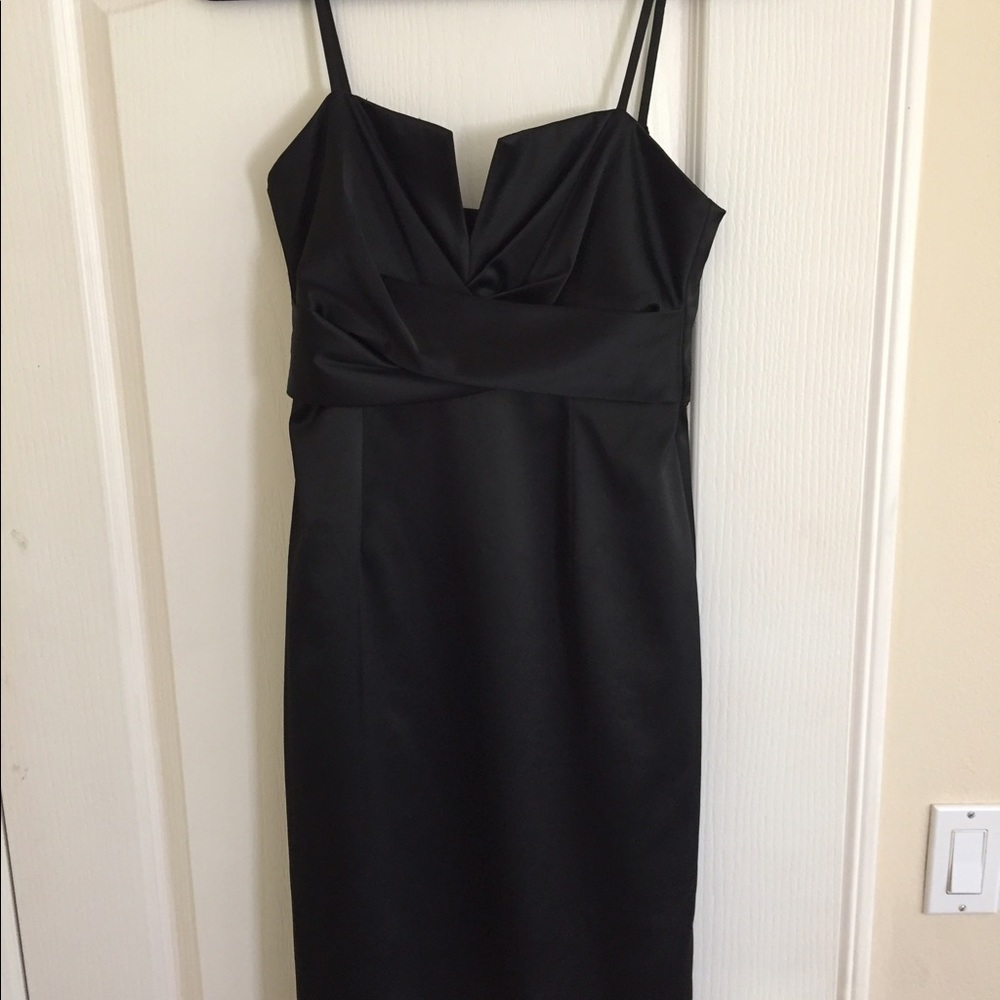 Black tight cocktail dress size 4