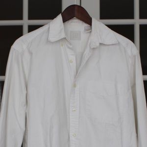 GAP Women's White Buttondown