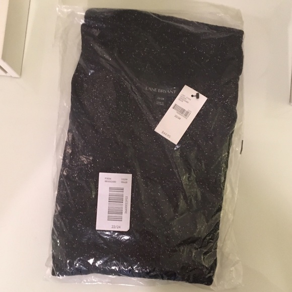 lane bryant asymmetric grey sparkly sweater  22/24 - Picture 4 of 4