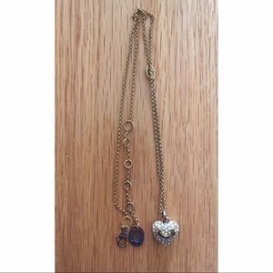 Juicy couture heart necklace
