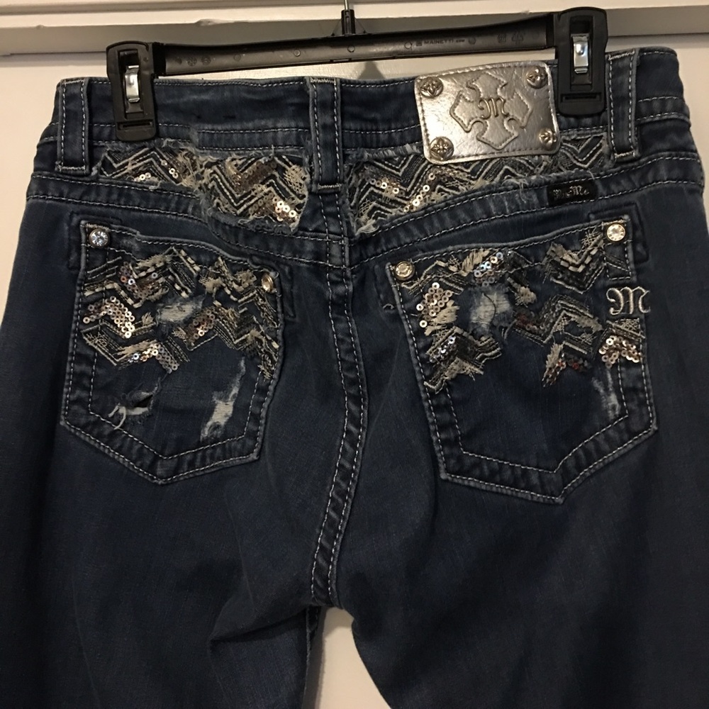 Miss me jeans size 33 signature skinny distressed