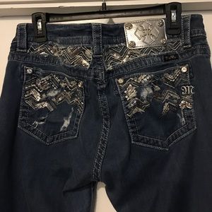 Miss me jeans size 33 signature skinny distressed
