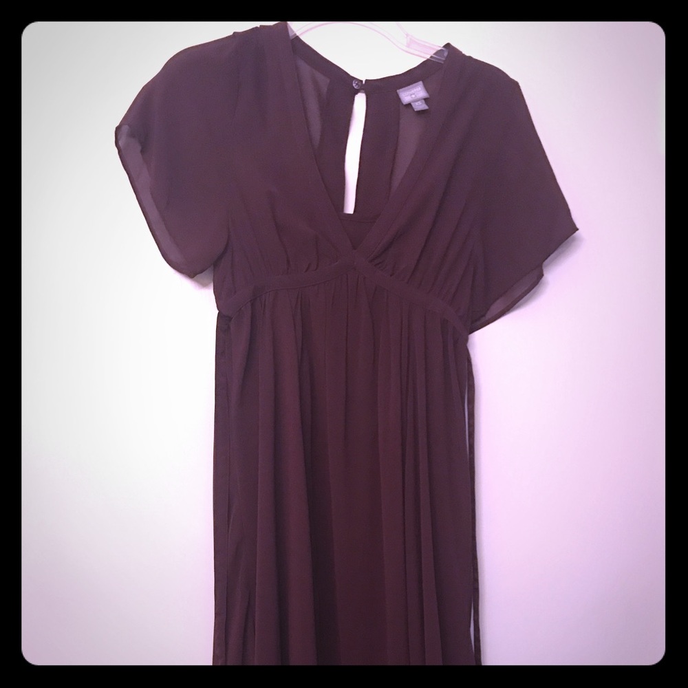 Converse All Stars sheer maroon Empire dress