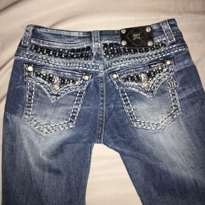 Like new Cute Jeweled Miss Me jeans!