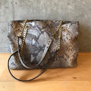 Michael Kors Large Jet Set Python Bag