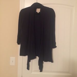 Blue three quarter length sweater