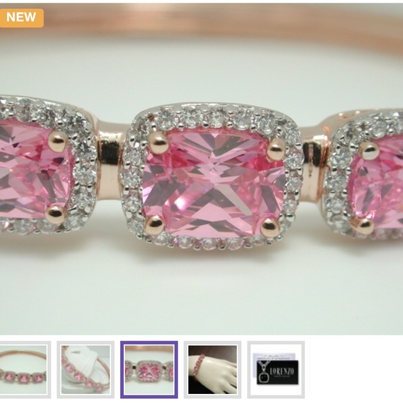 925 Sterling Silver & 18k Yellow Gold Bracelet - Picture 3 of 4