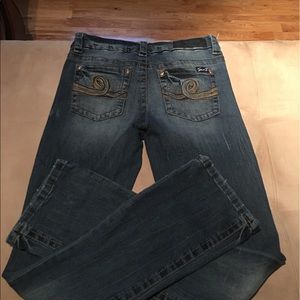 Seven7 Distressed Slim Boot Jeans 4