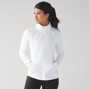 Lululemon white 'Rush Hour' jacket sz 4