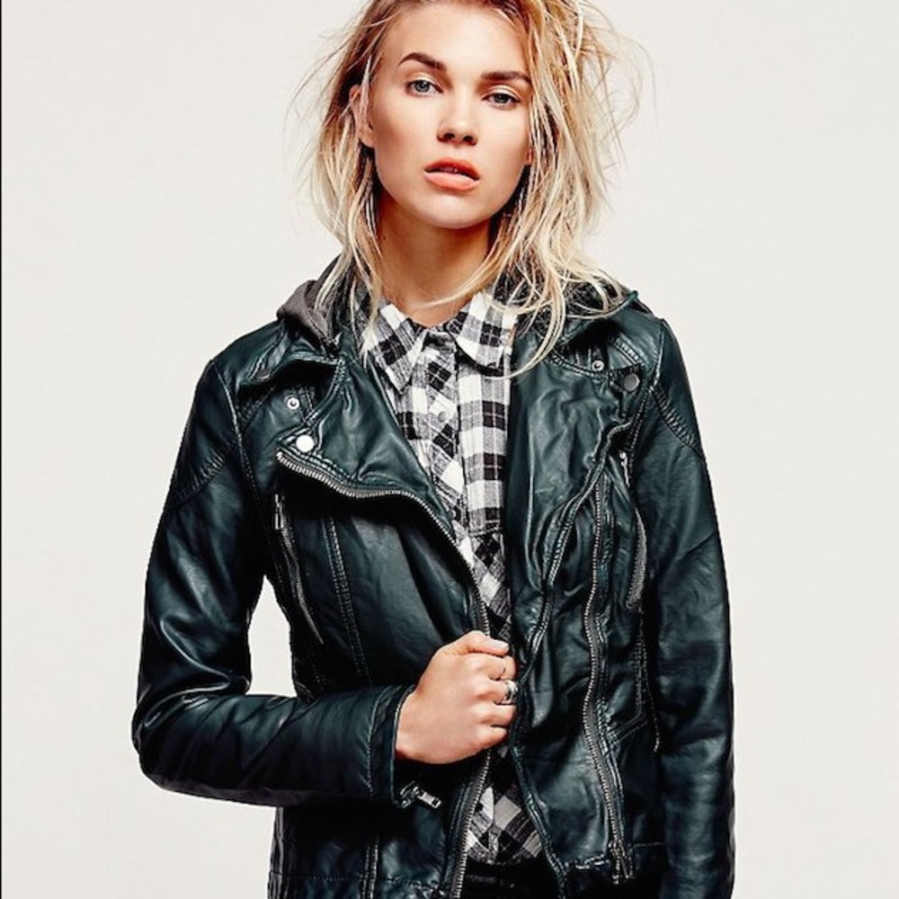 FREE PEOPLE INSPIRED LEATHER JACKET