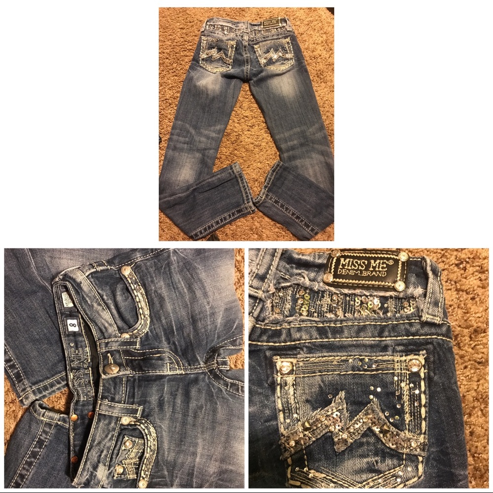 Miss me skinny (little girl) size 8