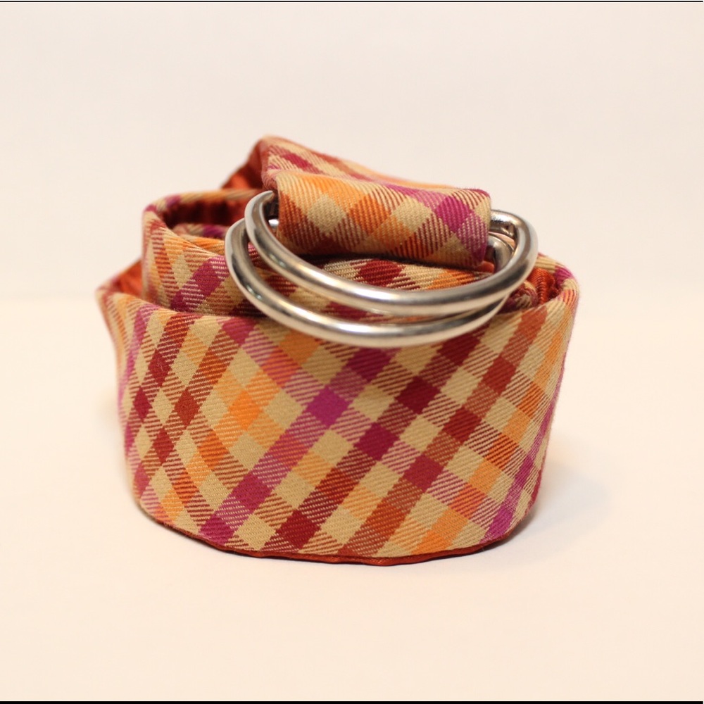 Orange plaid belt *3 for $10*