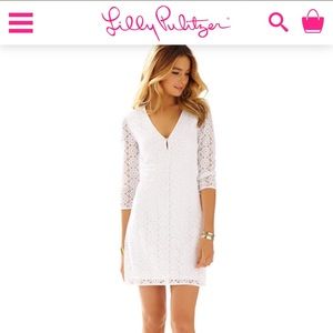 Lily Pulitzer Lamora White Breakers Lace Dress