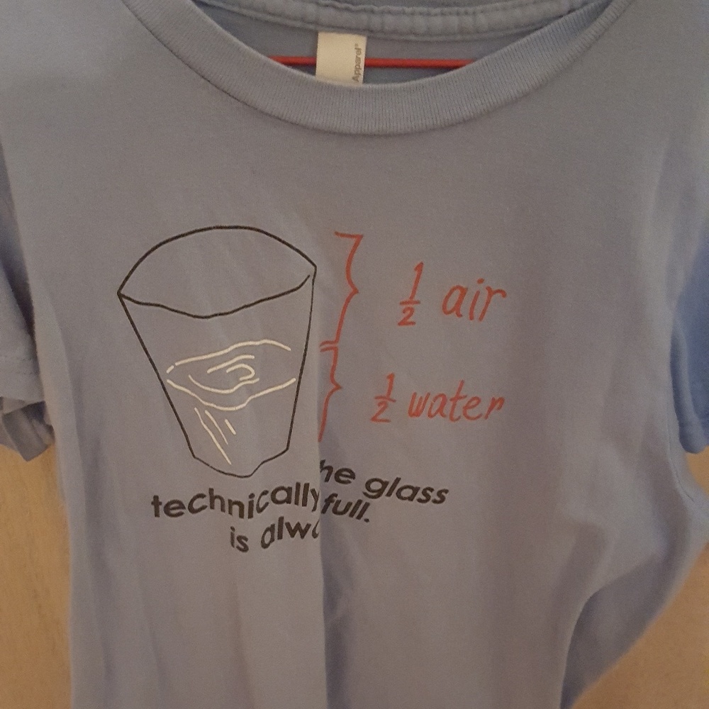 The Glass is Always Full Graphic Tee