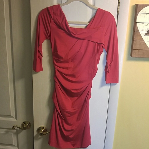 DVF Rasberry Dress - Picture 5 of 7