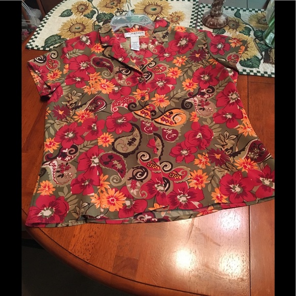 Sag Harbor size 12P Floral 2 piece skirt set - Picture 5 of 5