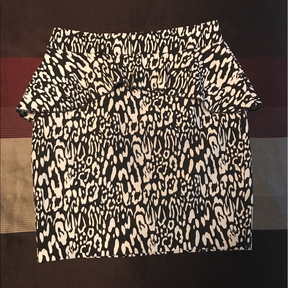 Bebe peplum skirt