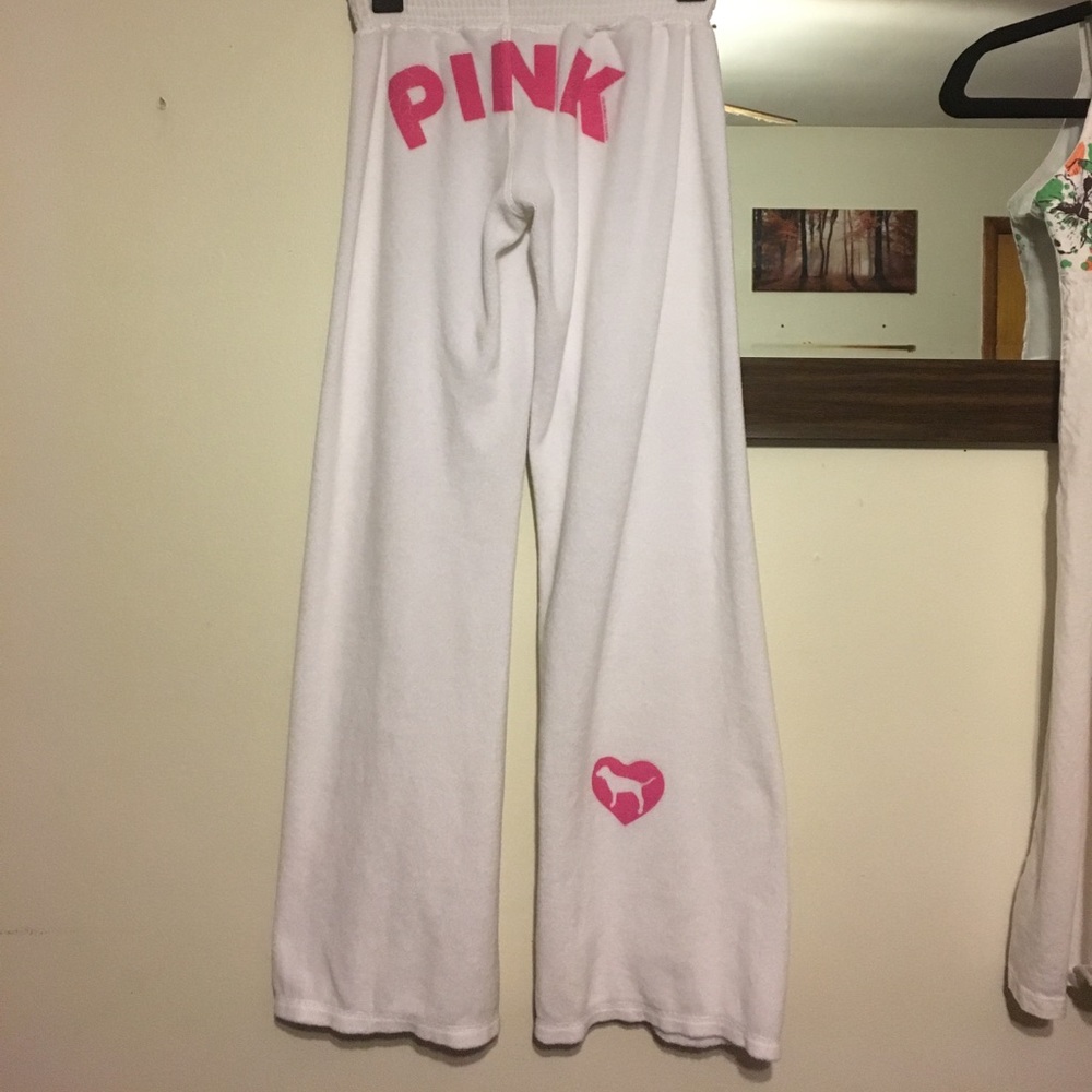 Pink Victoria secret sweat pants