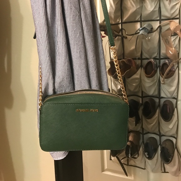 43 off Michael Kors Handbags Olive Green Michael Lora cross body