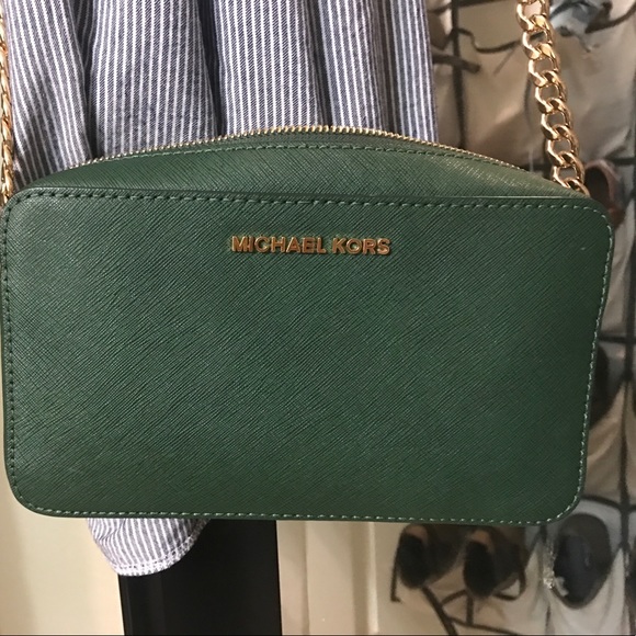 43 off Michael Kors Handbags Olive Green Michael Lora cross body