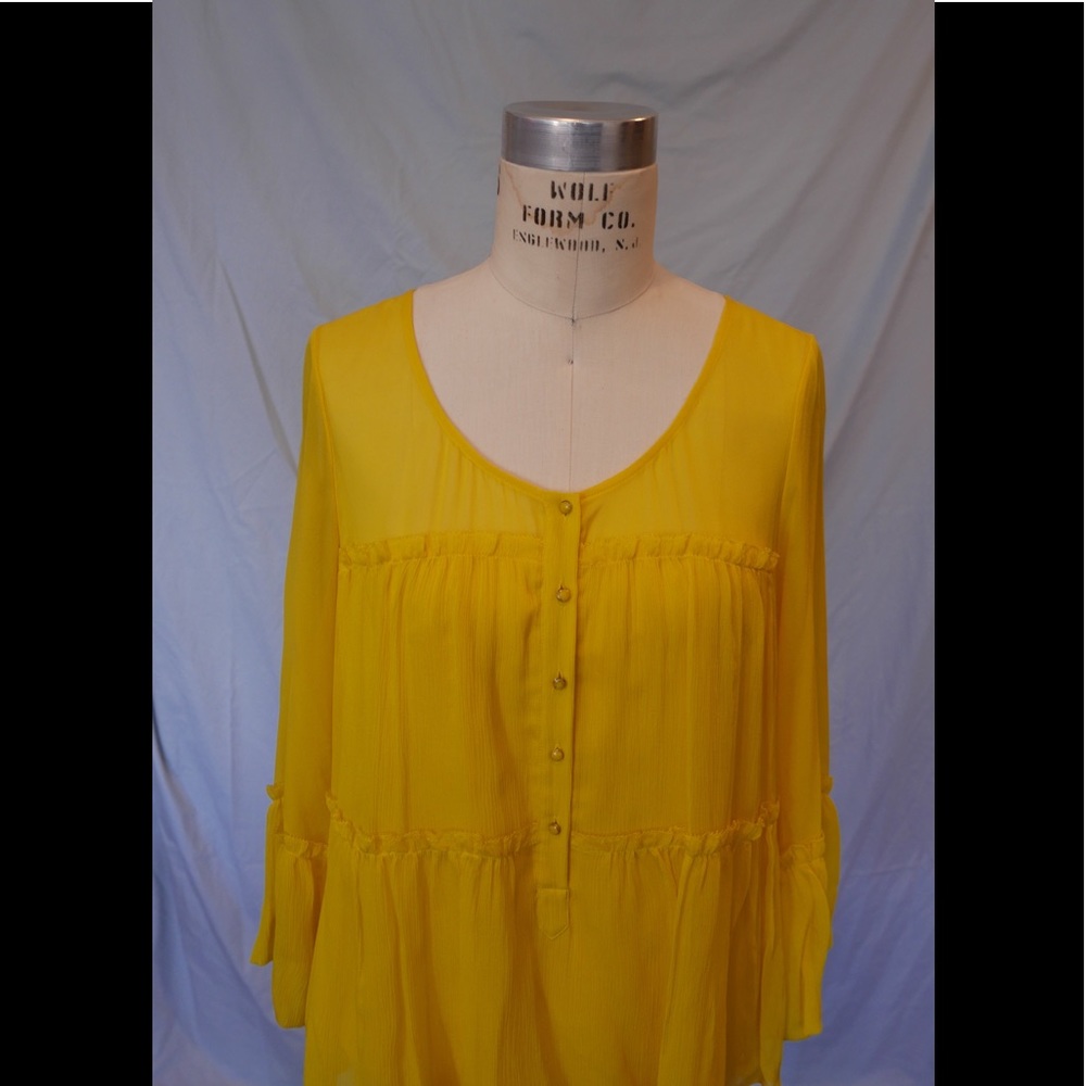 NWT Diane Von Furstenberg Silk Chiffon Blouse.