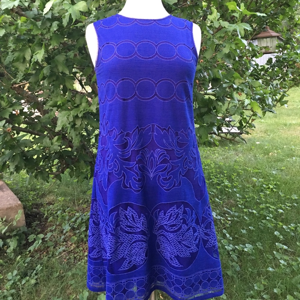 Max Studio royal blue cut out dress - Picture 7 of 7