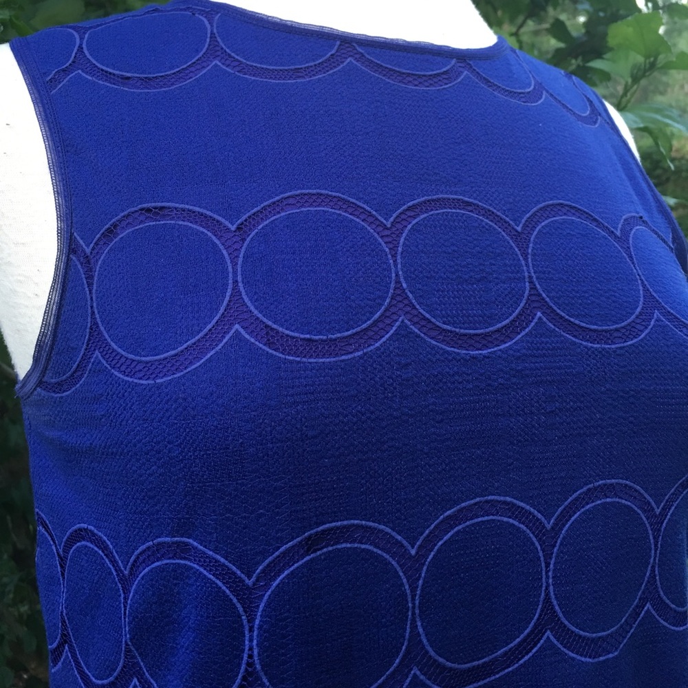 Max Studio royal blue cut out dress - Picture 2 of 7
