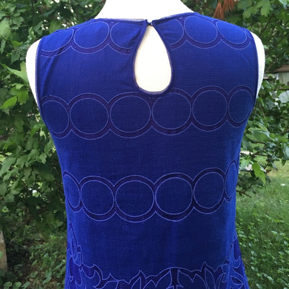 Max Studio royal blue cut out dress - Picture 4 of 7