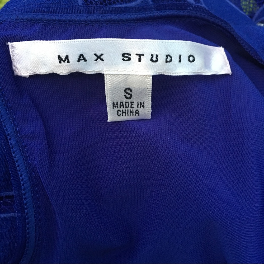 Max Studio royal blue cut out dress - Picture 5 of 7