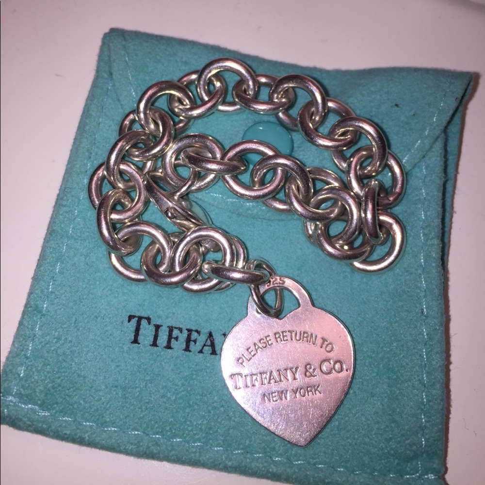 Tiffany and Co. Charm bracelet with heart