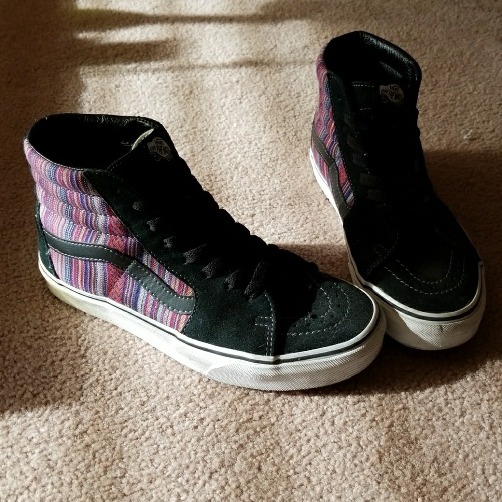 Sk8-hi Italian weave vans