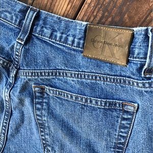 Vintage Calvin Klein cutoff denim shorts
