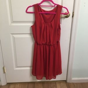 A red dress