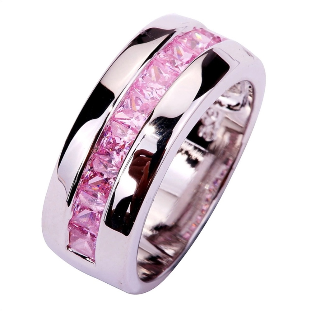 PINK TOPAZ And .925 Sterling Silver