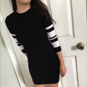 Black long sleeve dress
