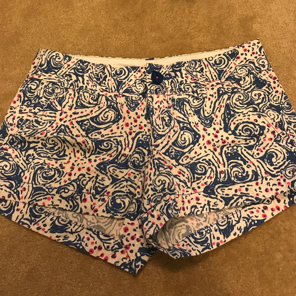 NWOT Lily Pulitzer Starfish Walsh Shorts Size 00