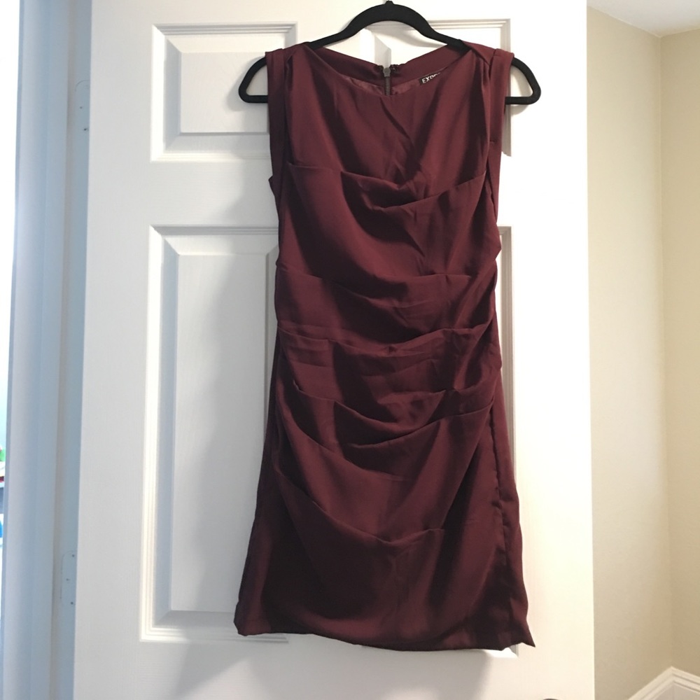 Express Burgundy Dress