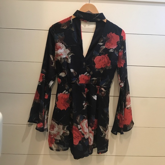 Fashion Nova Pants - Dress Like Floral Romper