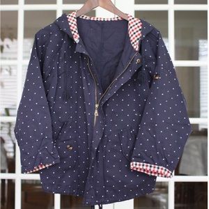 Blue Polka Dot Coat