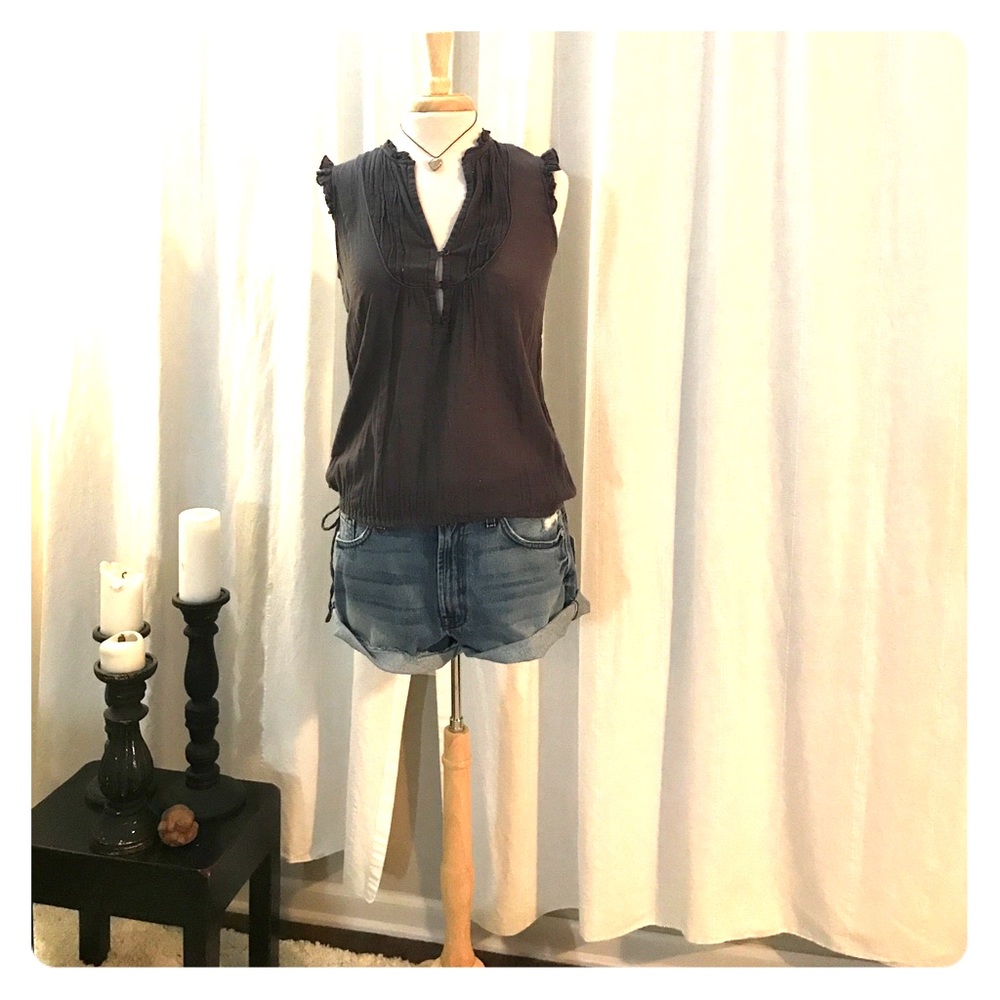 Rip curl sleeve less hobo summer blouse