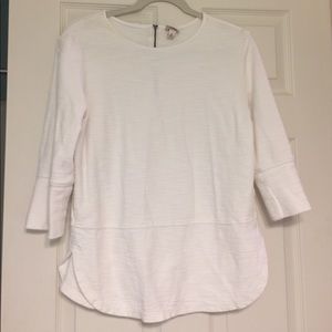 Textured white shirt