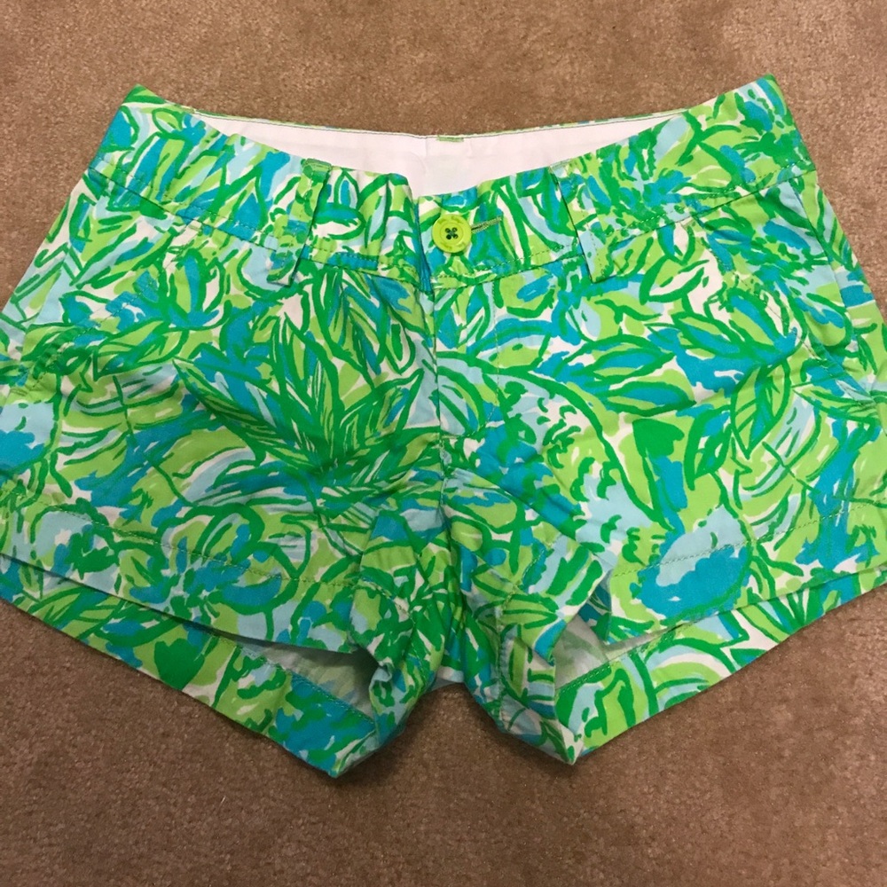 NWOT Lily Pulitzer Walsh Shorts Size 00