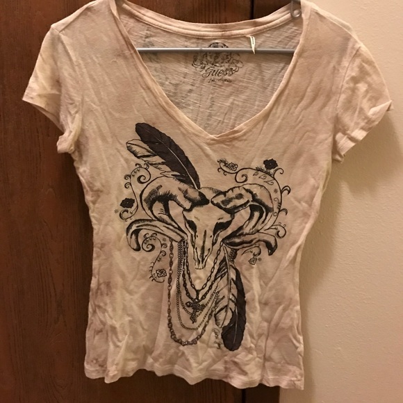 Distressed tee. - Picture 2 of 2